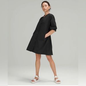 Lululemon Ventlight Button Front Dress
Black